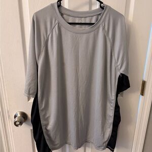 Amazon Gray and Black Short Sleeve Tee